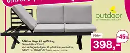 Möbel Inhofer 3-sitzer liege x-leg dining Angebot