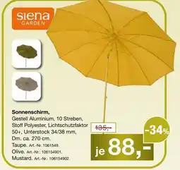 Möbel Inhofer Siena garden sonnenschirm Angebot