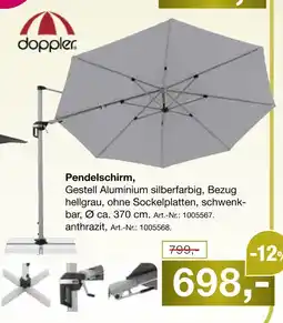 Möbel Inhofer Doppler pendelschirm Angebot
