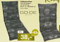 Möbel Inhofer Go-de rolliegenauflage Angebot