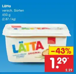 Netto Marken-Discount Lätta butter Angebot