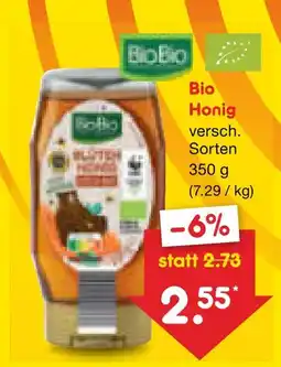 Netto Marken-Discount Biobio bio honig Angebot