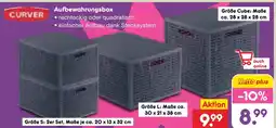 Netto Marken-Discount Curver aufbewahrungsbox 28 x 28 x 28 cm Angebot