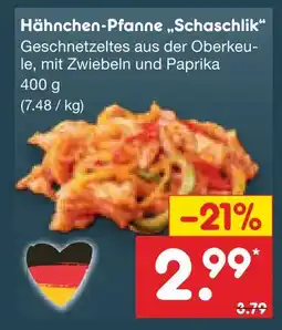 Netto Marken-Discount Hähnchen-pfanne schaschlik Angebot