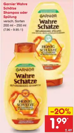 Netto Marken-Discount Garnier wahre schätze shampoo Angebot