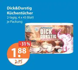 V Markt Dick&durstig küchentücher Angebot