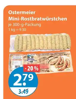 V Markt Ostermeier mini-rostbratwürstchen Angebot