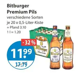 V Markt Bitburger premium pils Angebot