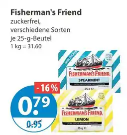 V Markt Fisherman's friend spearmint Angebot