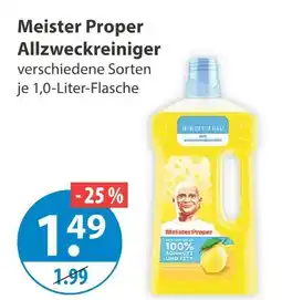 V Markt Meister proper allzweckreiniger Angebot
