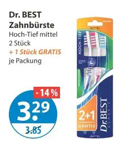 V Markt Dr. best zahnbürste hoch-tief mittel Angebot