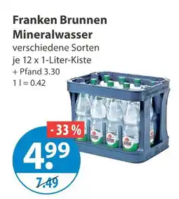 V Markt Franken brunnen mineralwasser Angebot