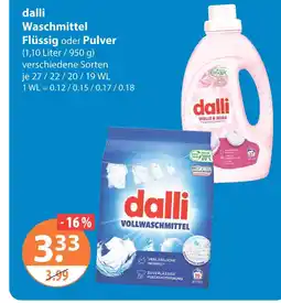 V Markt Dalli waschmittel flüssig Angebot