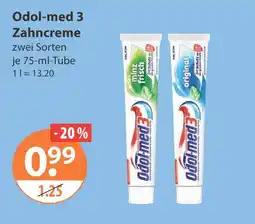 V Markt Odol-med 3 zahncreme minz frisch Angebot