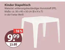 V Markt Kinder stapeltisch Angebot