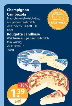 V Markt Champignon cambozola Angebot