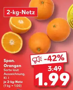 Kaufland Span. orangen Angebot