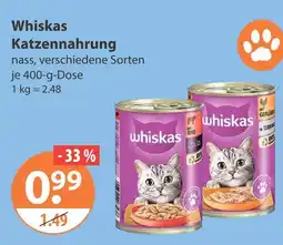 V Markt Whiskas katzennahrung Angebot