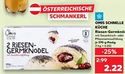 Kaufland Omis schnelle küche riesen-germknödel Angebot