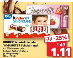 Kaufland Kinder schokolade Angebot