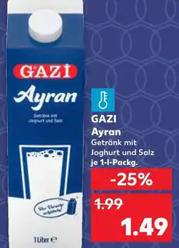 Kaufland Gazi ayran Angebot