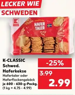 Kaufland K-classic schwed. haferkekse Angebot