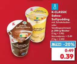 Kaufland K-classic sahne-softpudding schokoladengeschmack Angebot
