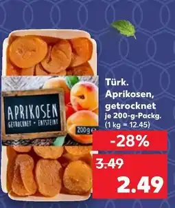 Kaufland Türk. aprikosen, getrocknet Angebot