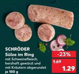 Kaufland Schröder sülze im ring Angebot