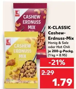 Kaufland K-classic cashew-erdnuss-mix honig & salz Angebot