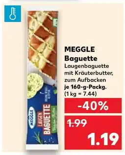 Kaufland Meggle baguette laugenbaguette mit kräuterbutter Angebot