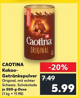 Kaufland Caotina kakao-getränkepulver original Angebot