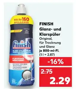 Kaufland Finish glanz- und klarspüler original Angebot
