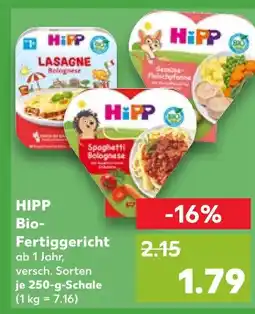 Kaufland Hipp bio-fertiggericht lasagne bolognese Angebot