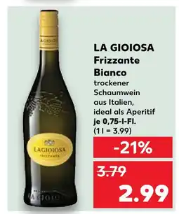 Kaufland La gioiosa frizzante bianco Angebot