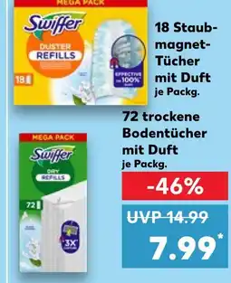 Kaufland Swiffer staubmagnet-tücher mit duft Angebot