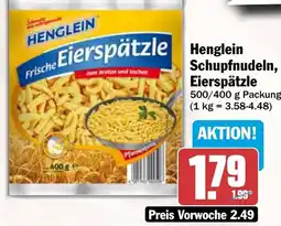 AEZ Henglein Schupfnudeln, Eierspätzle Angebot