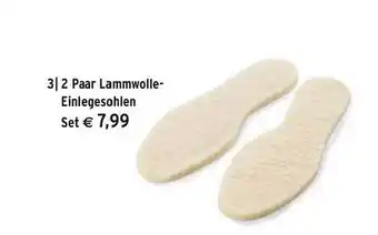 Tchibo 2 Paar Lammwolle-Einlegesohlen Angebot