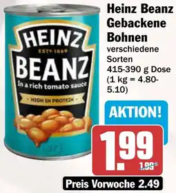 AEZ Heinz Beanz Gebackene Bohnen Angebot