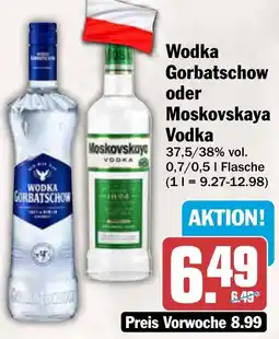 AEZ Wodka Gorbatschow oder Moskovskaya Vodka Angebot