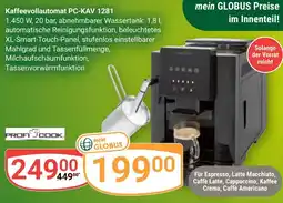 Globus Kaffeevollautomat PC-KAV 1281 Angebot