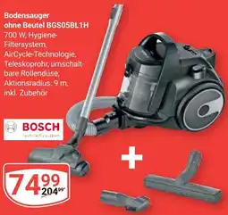 Globus BOSCH Bodensauger ohne Beutel BGS05BL1H Angebot