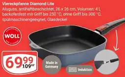 Globus WOLL Viereckpfanne Diamond Lite Angebot