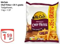 Globus McCain Chef Frites + 35 % gratis Angebot