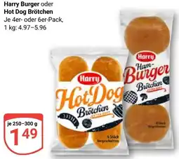 Globus Harry Burger oder Hot Dog Brötchen Angebot