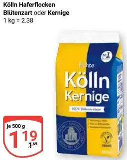 Globus Kölln Haferflocken Blütenzart oder Kernige Angebot