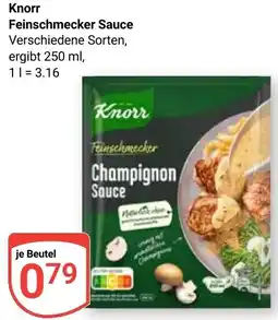 Globus Knorr Feinschmecker Sauce Angebot