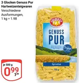 Globus 3 Glocken Genuss Pur Hartweizenteigwaren Angebot