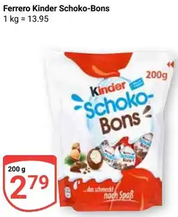 Globus Ferrero Kinder Schoko-Bons Angebot