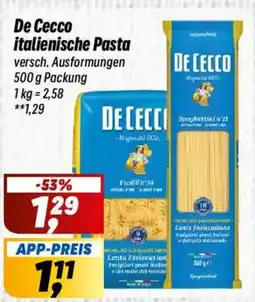 Simmel De Cecco italienische Pasta Angebot